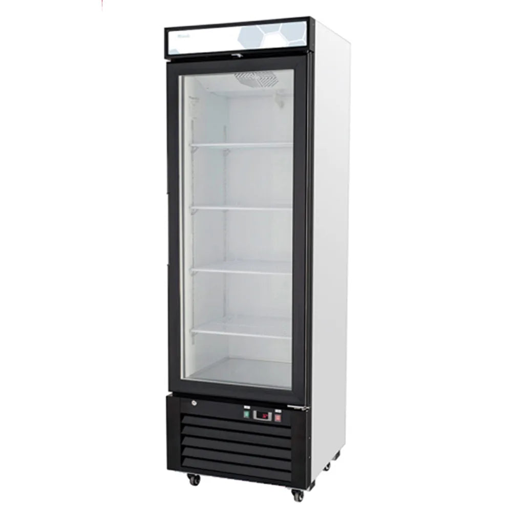 Migali C-12RM-HC 24 1/4" One Section Glass Door Merchandiser, (1) Right Hinge Door, 115v