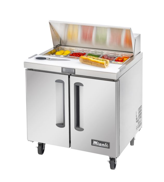 Migali C-SP36-10-HC, 36" - 10 Pans, Sandwich Prep Table