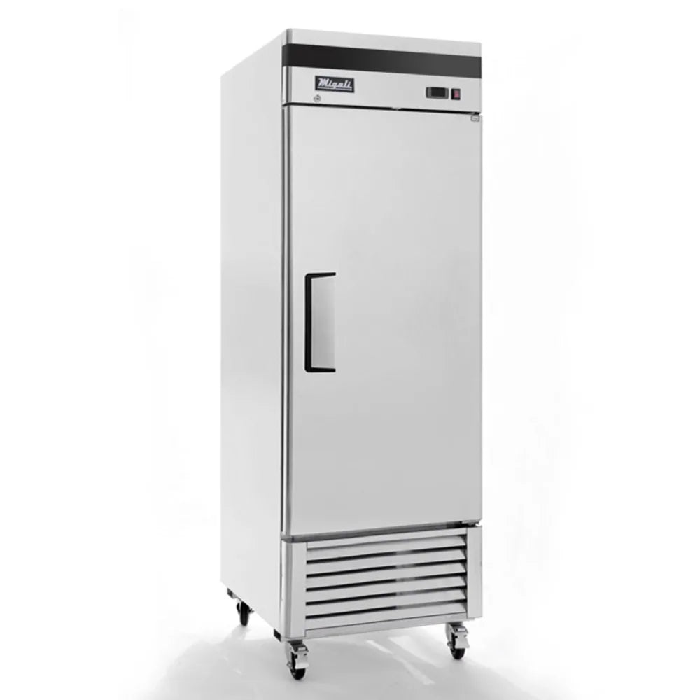 Migali C-1RB-HC 27" One Section Reach In Refrigerator, (1) Right Hinge Solid Door, 115v