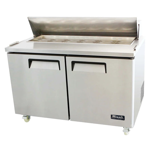 Migali C-SP60-16-HC 60 1/5" Sandwich/Salad Prep Table w/ Refrigerated Base, 115v