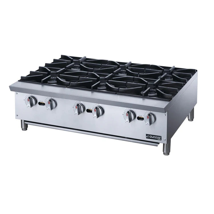 Dukers DCHPB36 Hot Plate with 6 Burners