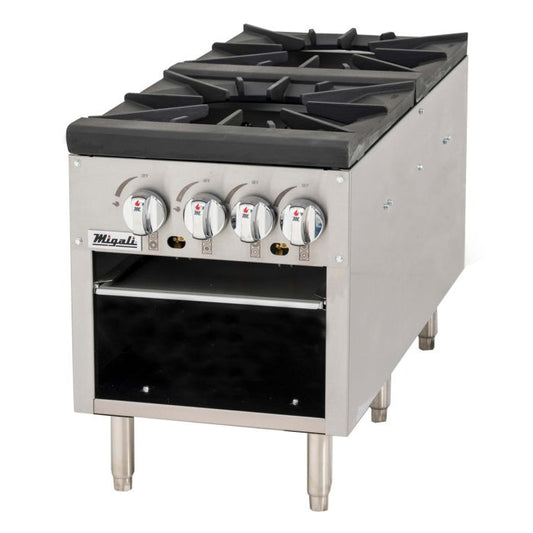 Migali C-SPS-2-18 4 Burner Stock Pot Range, Natural Gas