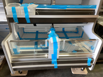 Structural Concepts - Self Contained Open Air Cooler (Top) Freezer (Bottom) Merchandiser