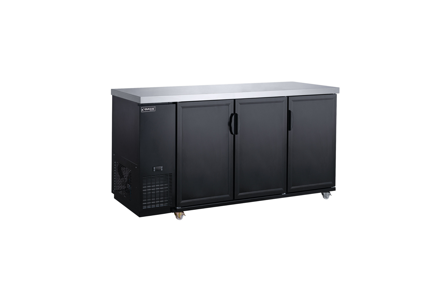 Dukers DBB72-M3 3-Door Bar and Beverage Cooler (Solid Doors)