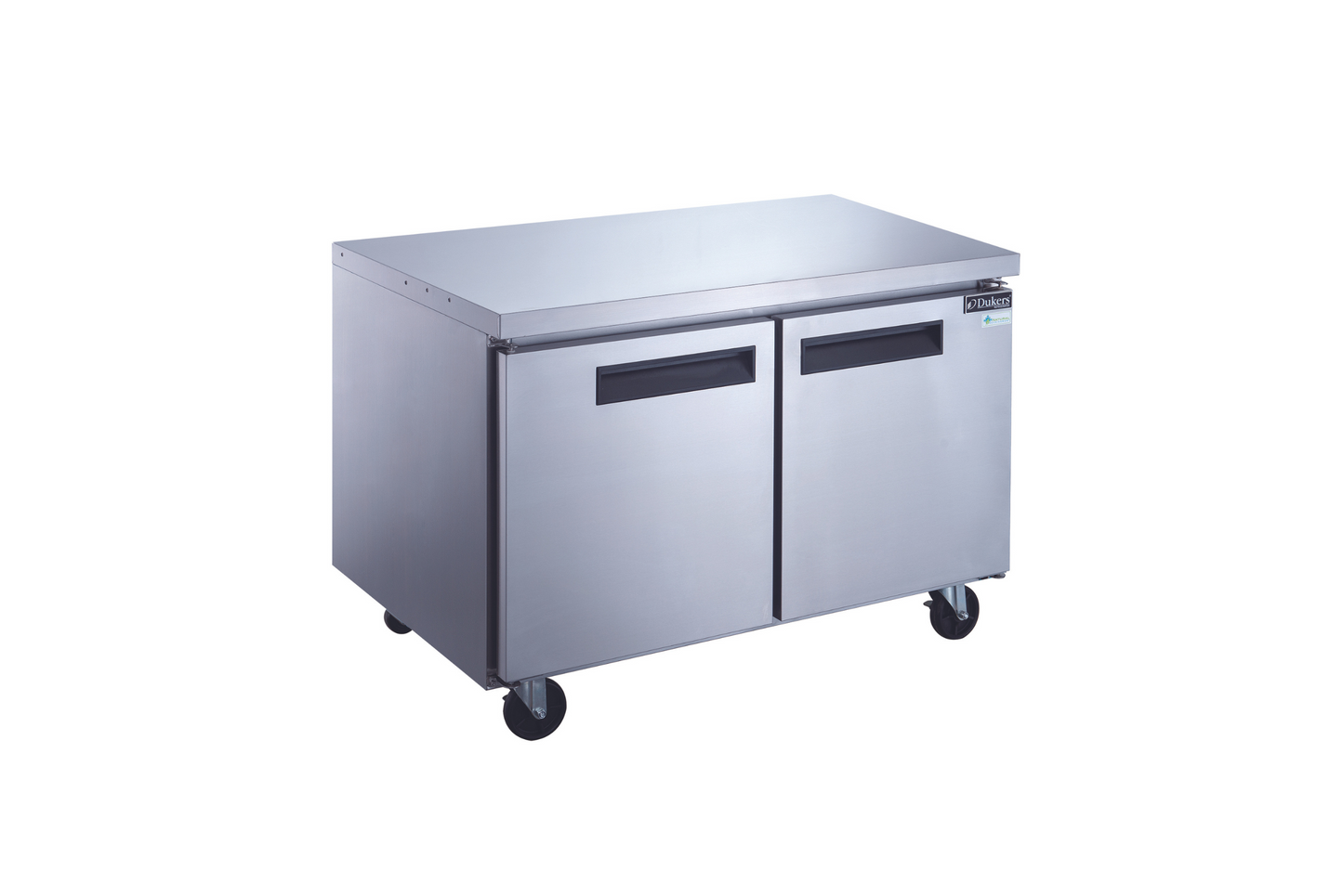 Dukers DUC60F 60" Two Door Undercounter Commercial Freezer in Stainless Steel - 15.53 Cu. Ft.