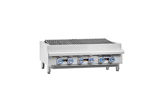 Imperial Range IRB-48NG 48" Natural Gas Radiant Countertop Charbroiler