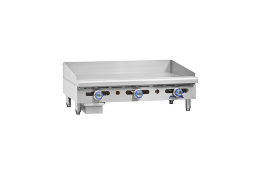 Imperial Range IMGA-7228-1 72" Gas Countertop Manual Griddle - 180,000 BTU